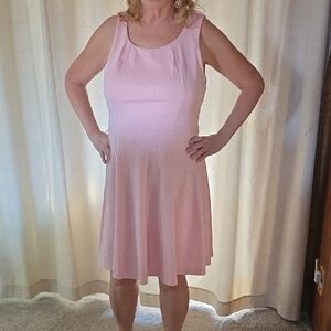 George Light Pink Midi Dress